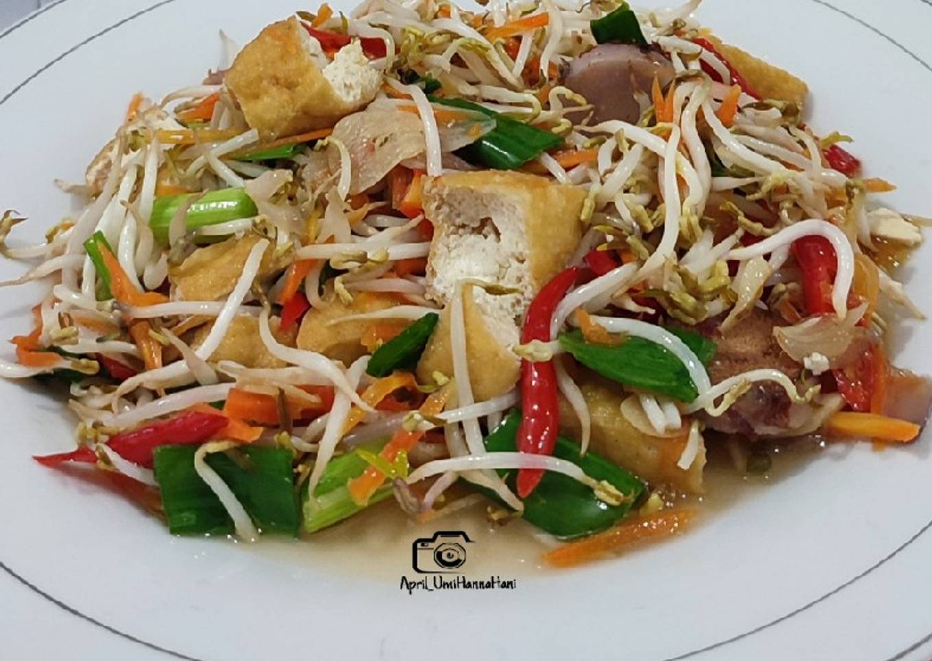 Tumis Tauge Tahu