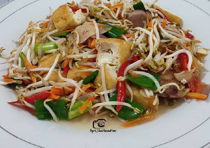 Resep Tumis Tauge Tahu Oleh April Umi Hannahani Cookpad