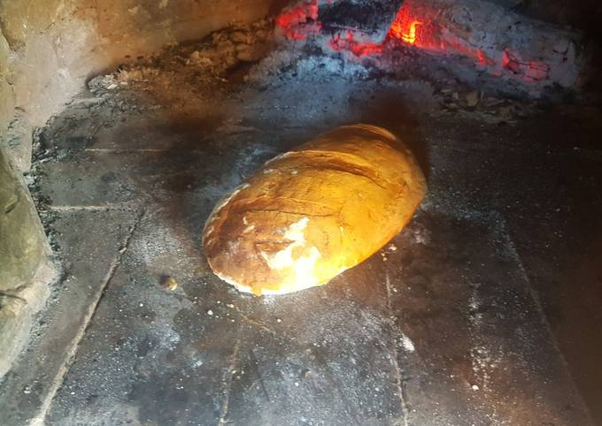 papa Subvención Esperar algo Pan casero al horno de leña. #recetariocamino Receta de Ariel Tinaglini-  Cookpad