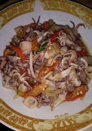 Foto resep Tumis cumi cabai rawit
