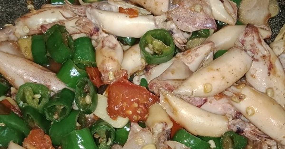 5 resep  cumi jamur oseng cabai hijau enak dan sederhana 