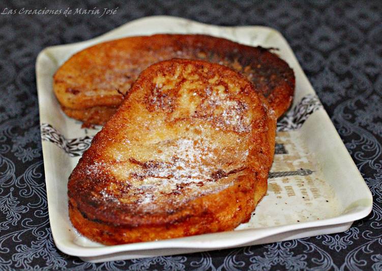 Torrijas de leche merengada