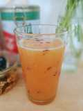 Licuado combinado! 🍹 ciruela+naranja+durazno