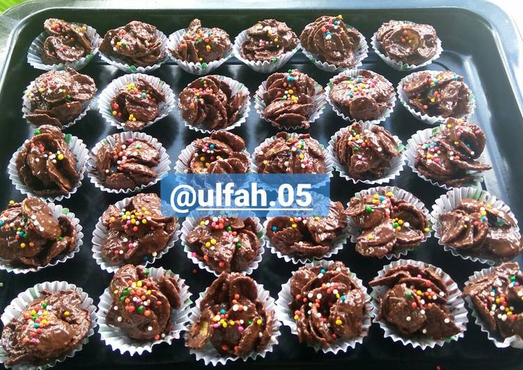 Resep Cornflakes chocolate Anti Gagal