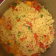 A picture of Fried indomie.