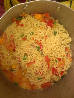 A picture of Fried indomie.