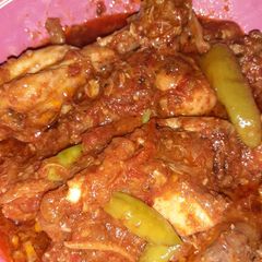 A picture of Dehli Lal Murgh Karahi.