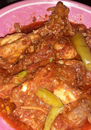 A picture of Dehli Lal Murgh Karahi.