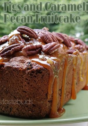 Foto resep Figs & Caramelised Pecan Fruitcake > #NoMixer