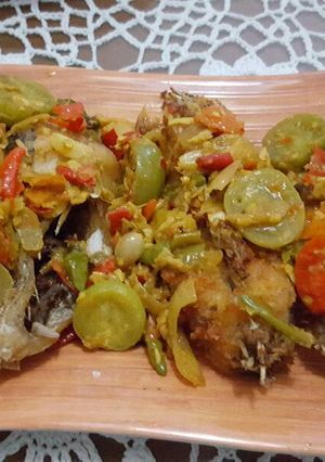Foto resep Gurame sambal tomat hijau