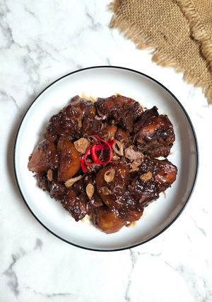 Foto resep Semur Ayam Kentang Pedas