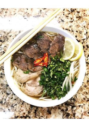 A picture of Bún bò Huế 🐮🐮🐮.