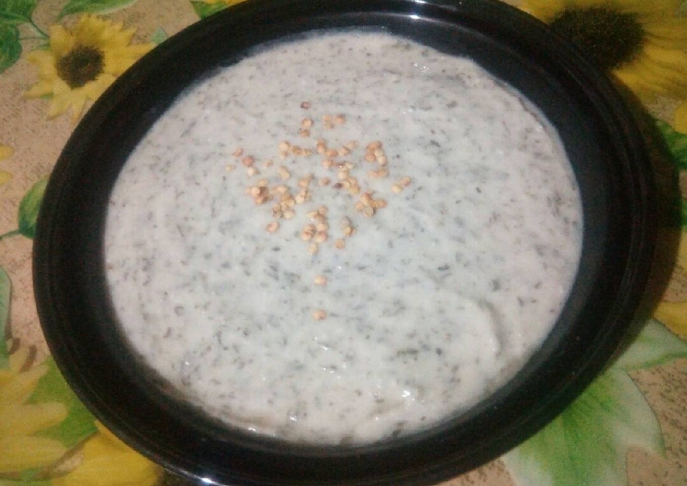 Velouté de fanes des carottes