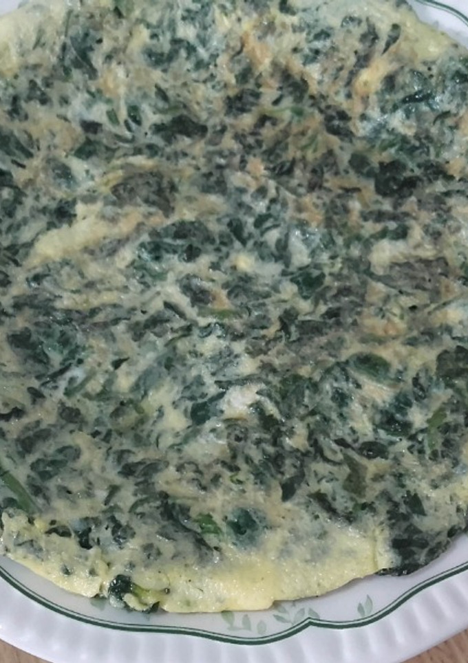 Una foto de Tortilla de espinacas
