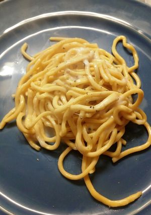 A picture of Troccoli Cacio e Pepe.