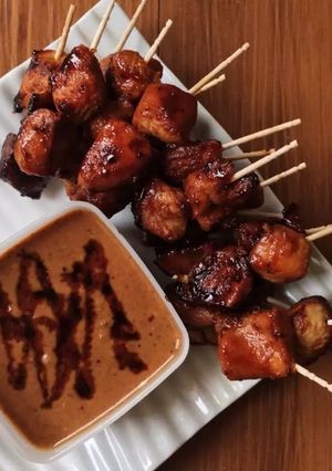 Foto resep Sate Ayam (Mini) Bumbu Kacang