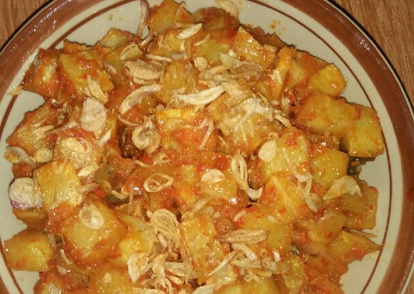 Sambal goreng kentang sederhana