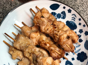 聖誕派對小食：沙爹雞串 的食譜成品照片