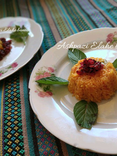 عکسی از دستور تزئین برنج