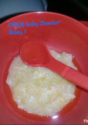 Foto resep MPASI 6m bubur wortel+tahu