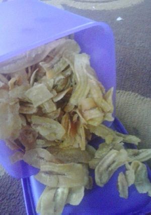 Foto resep Keripik pisang asin
