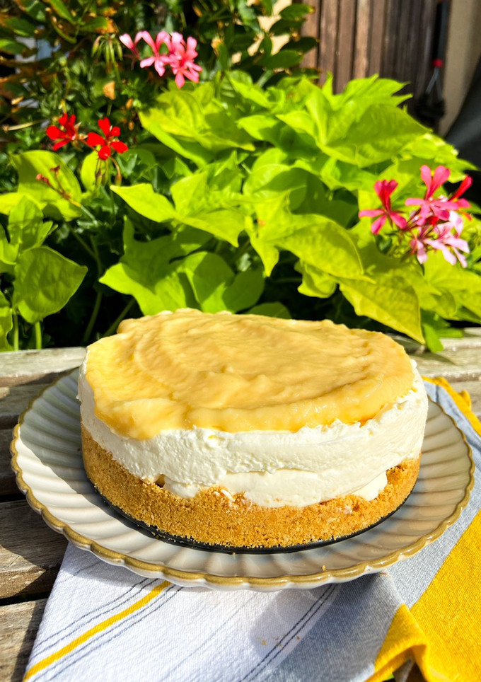Una foto de Cheesecake de limón
