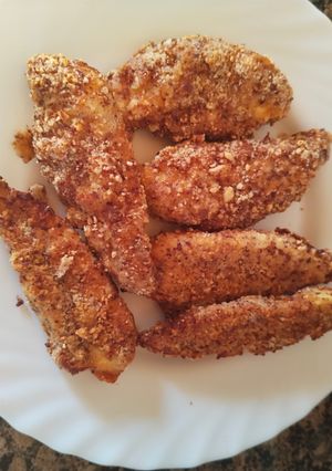 Una foto de Pollo con almendras