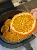 Naranja deshidratada 🍊en Smokeless Grill MasterPro