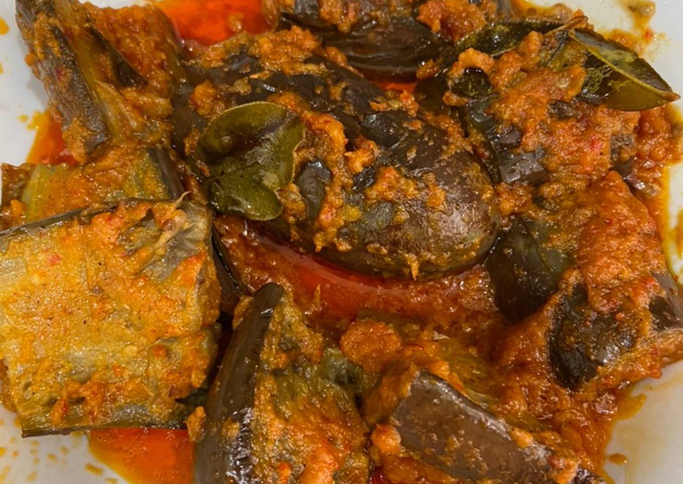 Terong balado tanpa goreng