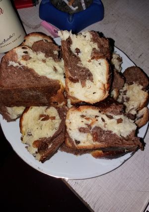 Édes foszlós kalács recept fotója