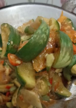 Foto resep Tumis terong bulat super pedas