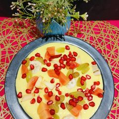 A picture of Fruit Custard.