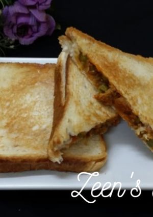 A picture of Kheema Sandwiches.