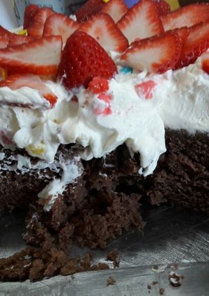 Una foto de Torta húmeda de chocolate