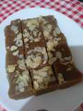 Walnut Barfi/Akhrot Halwa
