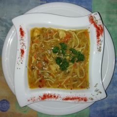 LeViés Chicken and Vegetables Soup A picture of LeViés Chicken and Vegetables Soup.