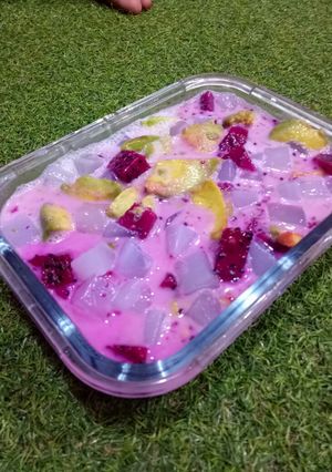 Foto resep Es campur santan