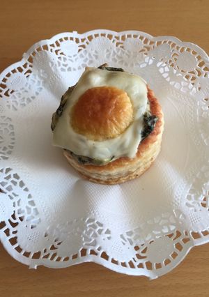 Una foto de Volovanes rellenos de grelos