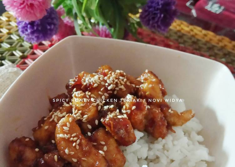 Bagaimana Menyiapkan Spicy honey chicken Teriyaki yang Lezat Sekali