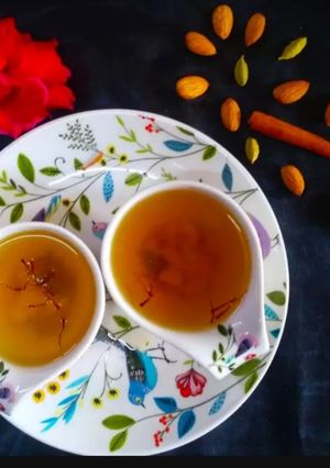 A picture of Kashmiri Kahwa.
