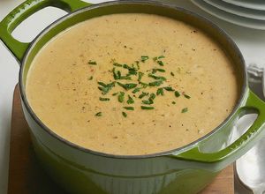 Una foto de Receta Crema de Cebolla