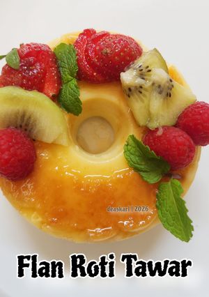 Foto resep Flan Roti Tawar