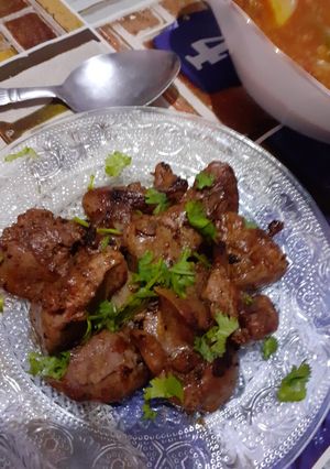 صورة لوصفة كبدة مقلية