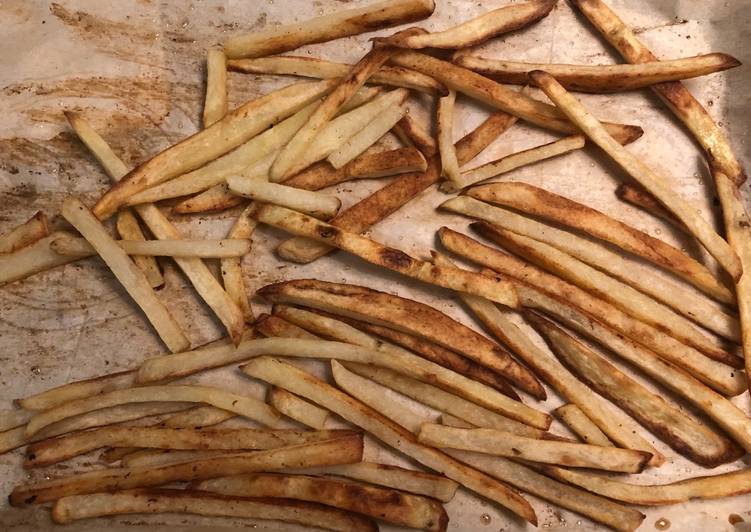 How To Improve  Prepare Oven Baked Homemade Crispy French Fries Delicious
