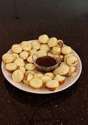 A picture of Sausage Mini Muffin Pancakes.