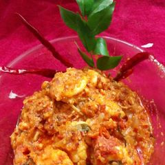 A picture of Goanese prawn balchao.