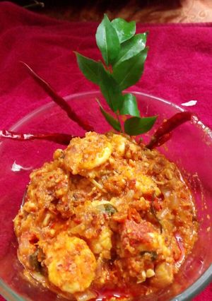 A picture of Goanese prawn balchao.
