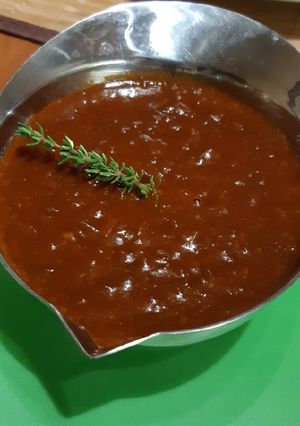 Une photo de Sauce marchand de vin échalotes vin rouge
