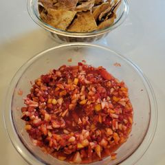 A picture of Fruit Salsa.