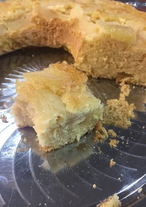 Una foto de 🍏Torta de manzana invertida 🍏